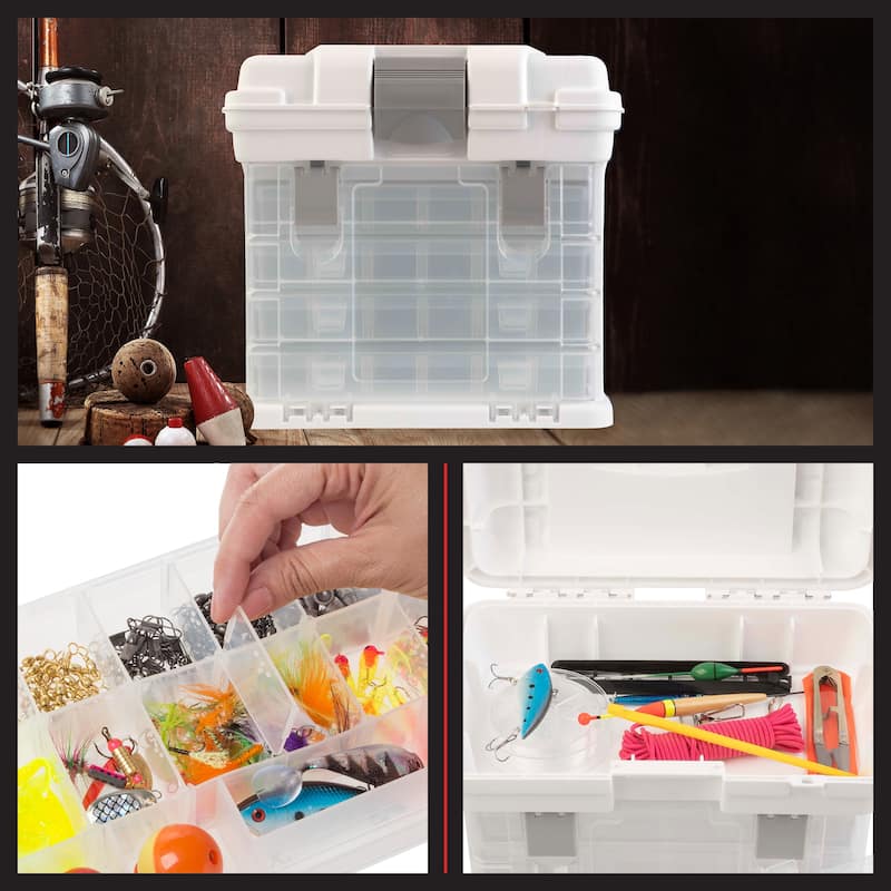 Portable Tool Box - Small Parts Organizer with Drawers and Customizable Compartments for Hardware, or Crafts by Stalwart