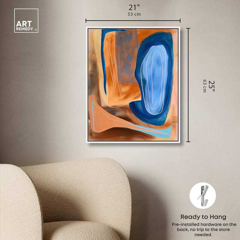 An Abstract Oil I Canvas by Art Remedy