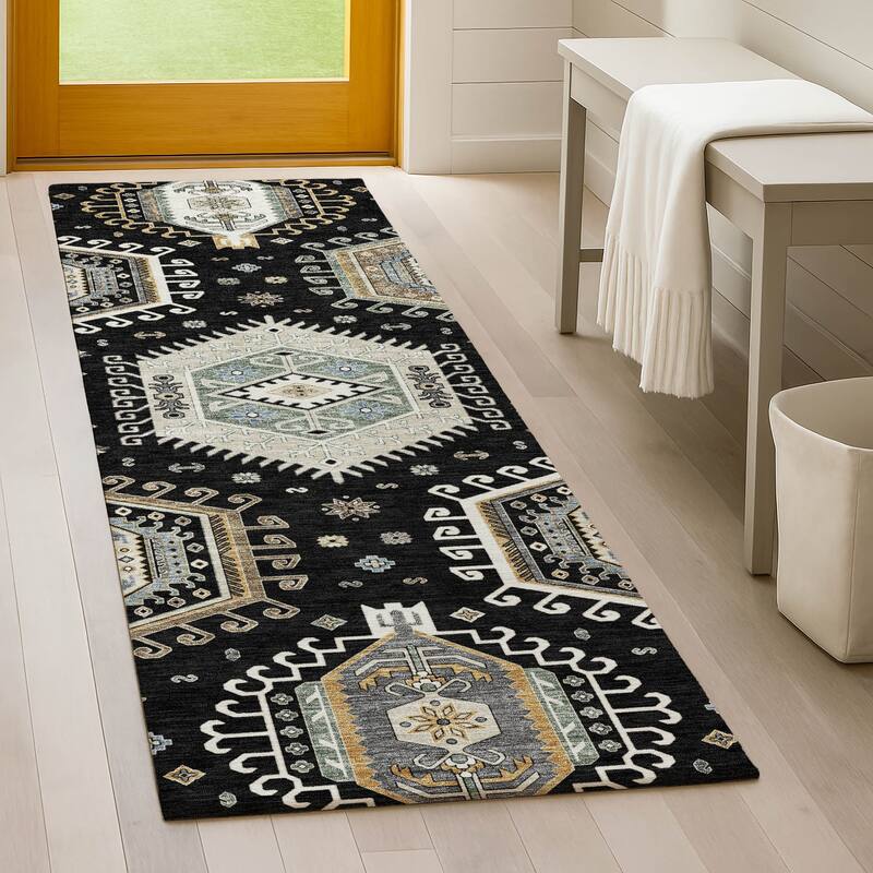 Machine Washable Indoor/ Outdoor Global Akron Chantille Rug