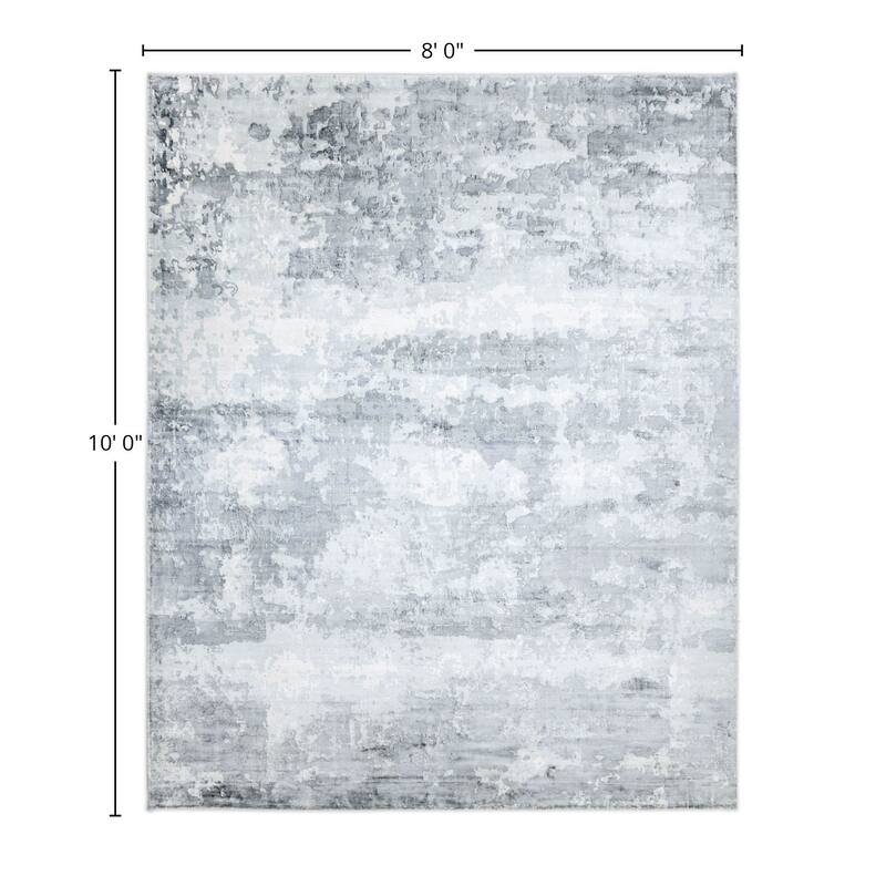 Overton Handmade Modern Contemporary Abstract Area Rug