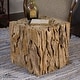 preview thumbnail 3 of 1, Uttermost Teak Root Bunching Cube