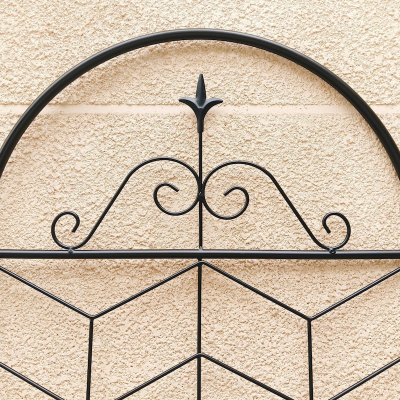 2 Pack Metal Garden Trellis 71in x 19.7in Rustproof Trellis
