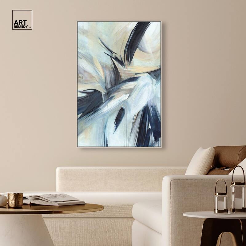 Layered Shadows Canvas by Art Remedy