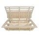 preview thumbnail 51 of 58, Velvet Platform Bed with LED Lighting and Storage, Queen Size