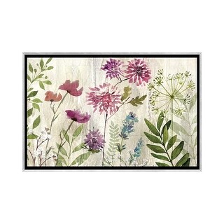 iCanvas "Meadow Flowers II" by Conrad Knutsen Framed - Bed Bath ...