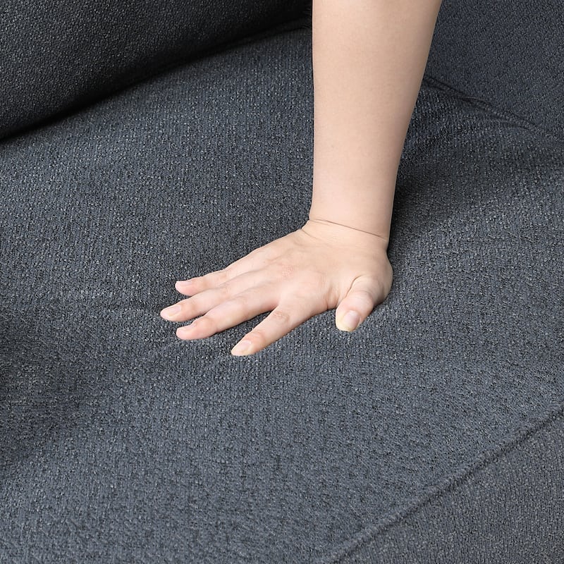 Grove 28.5" Chenille Accent Chair - Brushed Gold Finish Metal Legs