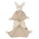 preview thumbnail 6 of 5, Crane Baby Cotton Baby Lovey Blanket (Ollie The Bunny) - Beige