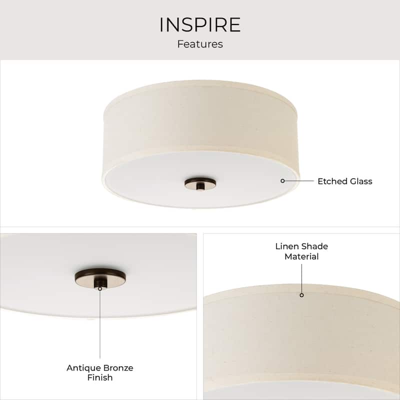 Porch & Den Nicki 2-light Semi-flush Mount