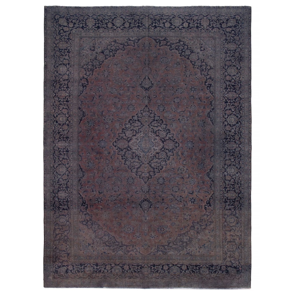 ECARPETGALLERY Hand-knotted Color Transition Red Wool Rug - 10'2 x 14'1