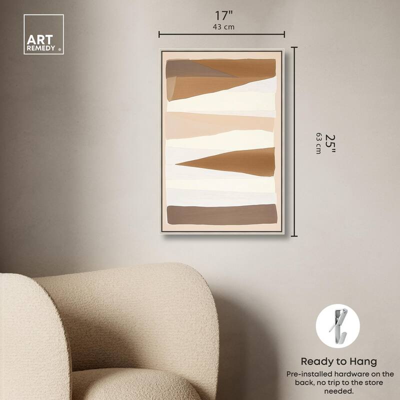 Linear Landscape II Canvas by Art Remedy