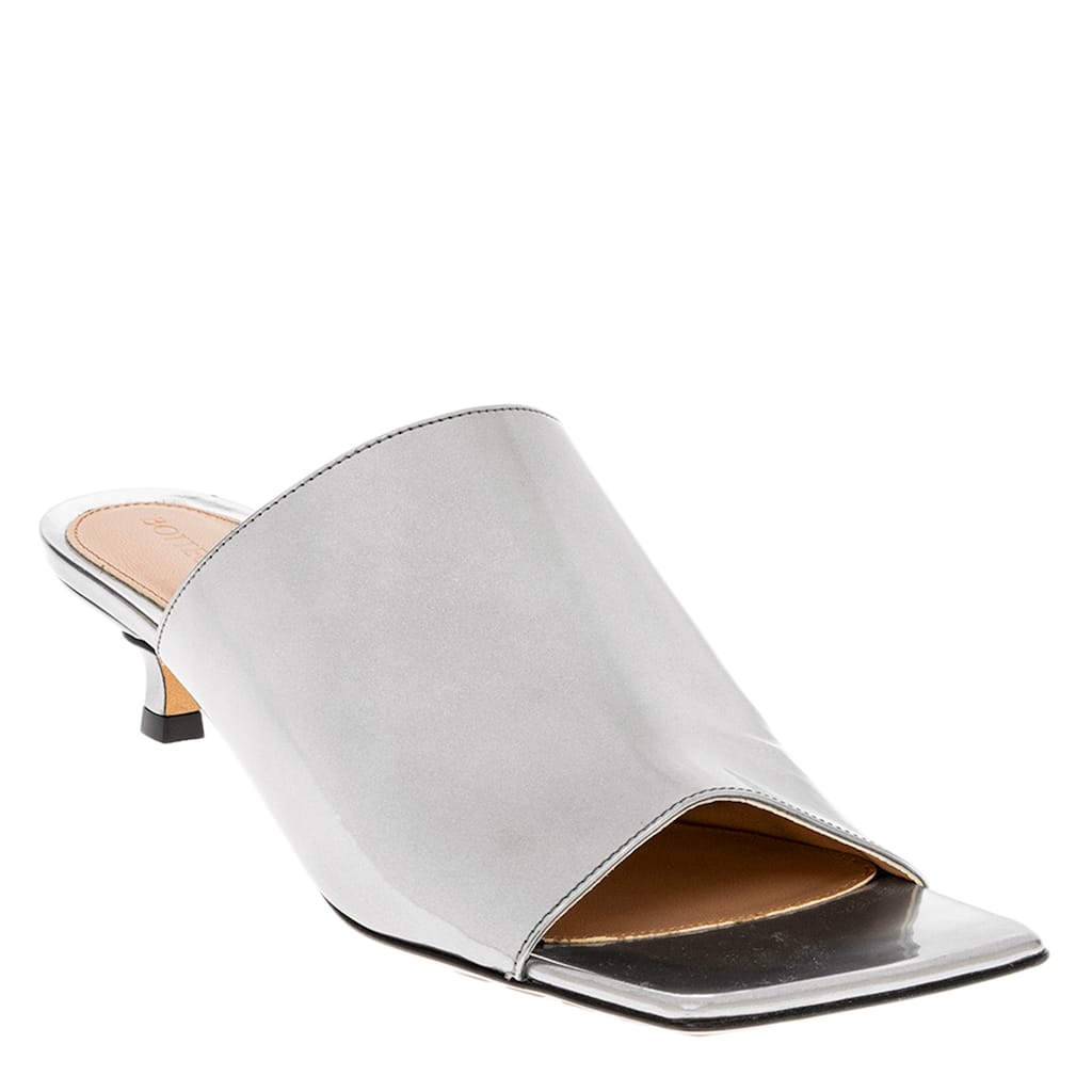 Bottega Veneta Stretch Mules in Mirror Leather