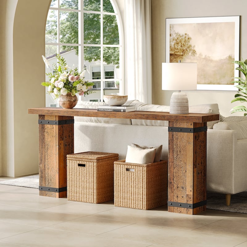 70.9-Inch Narrow Long Console Table