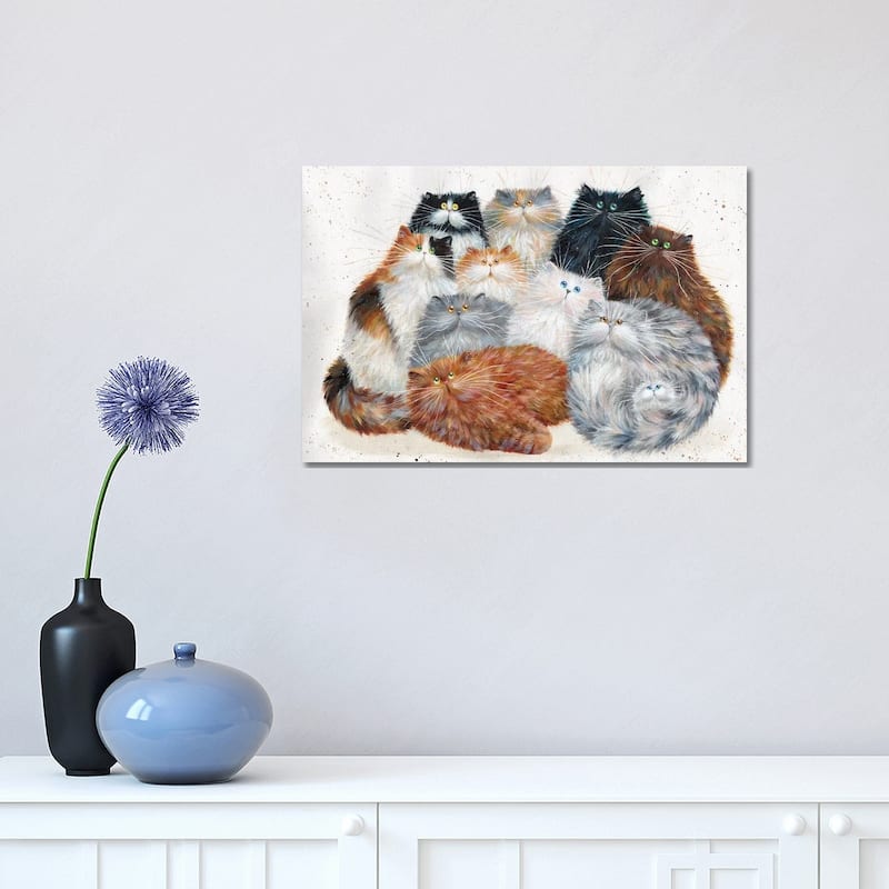 iCanvas "Fluffy Eleven" by Kim Haskins Canvas Print - 12x18x1.5