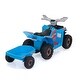 preview thumbnail 47 of 71, White 6V Electric ATV Ride-On with Trailer, Bluetooth, Music, Power Display for Kids Ages 3-6