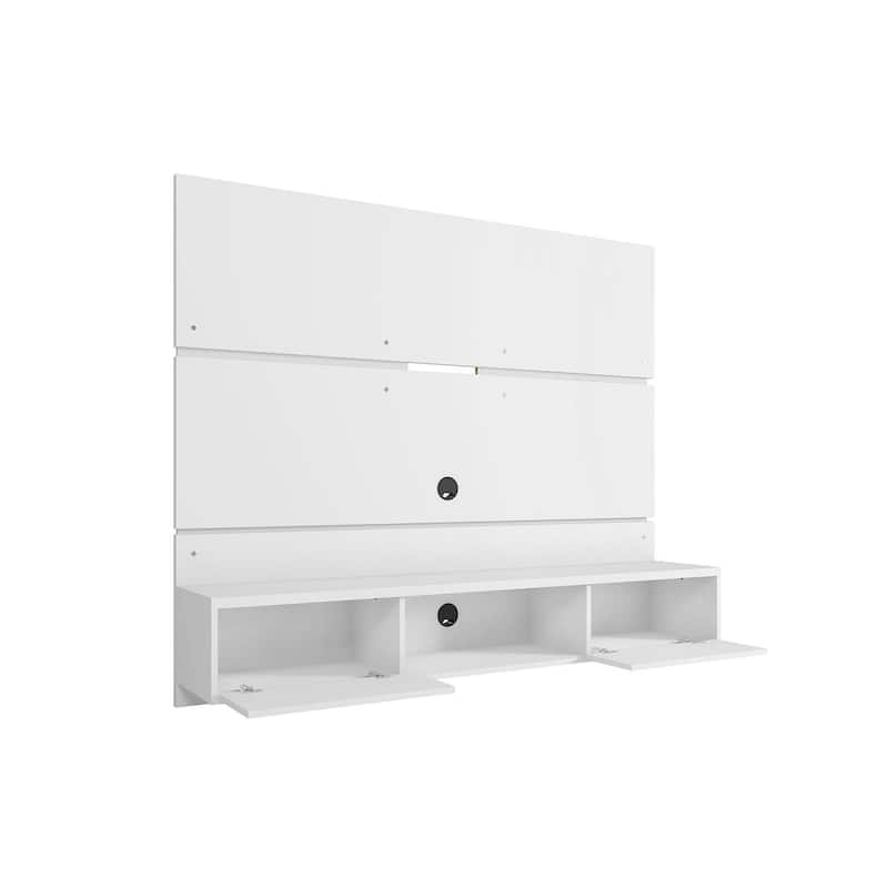 Vernon Mid Century Modern Wood 62.99 In. Floating Living Room Entertainment Furniture