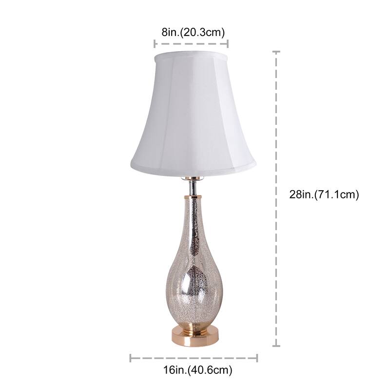 Gold Mercury 28" Table Lamp (Set of 2)