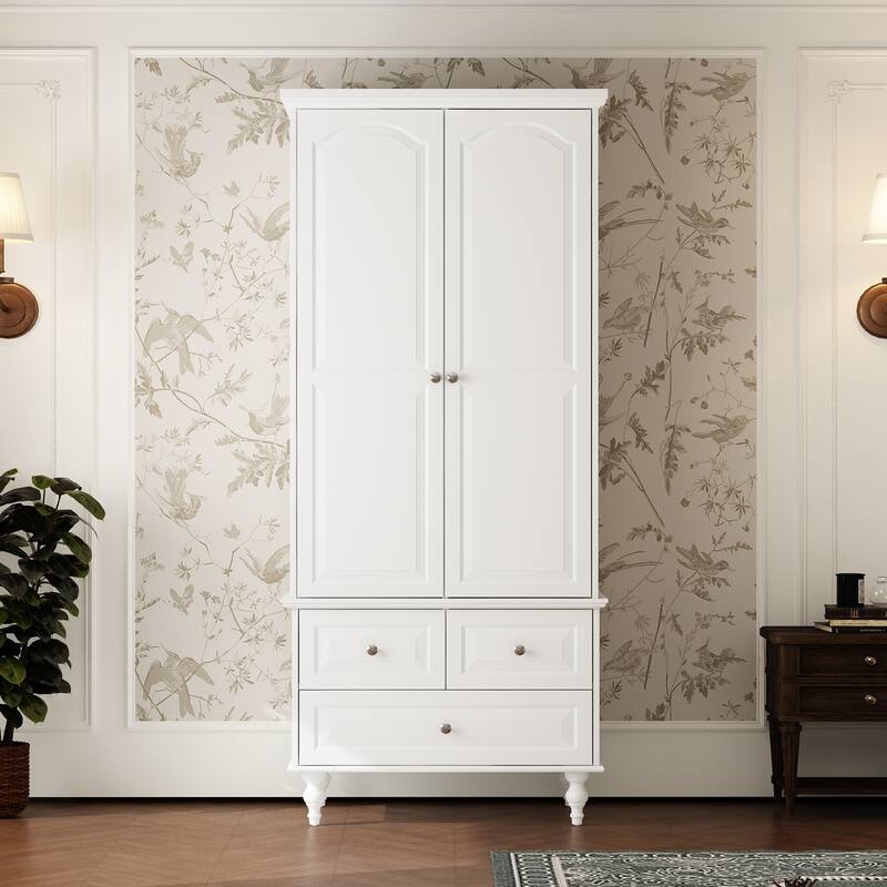 Armoire Wardrobe Closet Adjustable Shelves Closet Wardrobe Cabinet