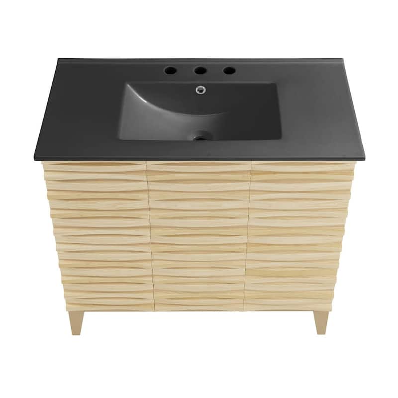 Swiss Madison SM-BV471-3MB Cascade 37" Free Standing Single Basin