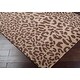 preview thumbnail 11 of 26, Hand-tufted Jungle Animal Print Runner Wool Area Rug