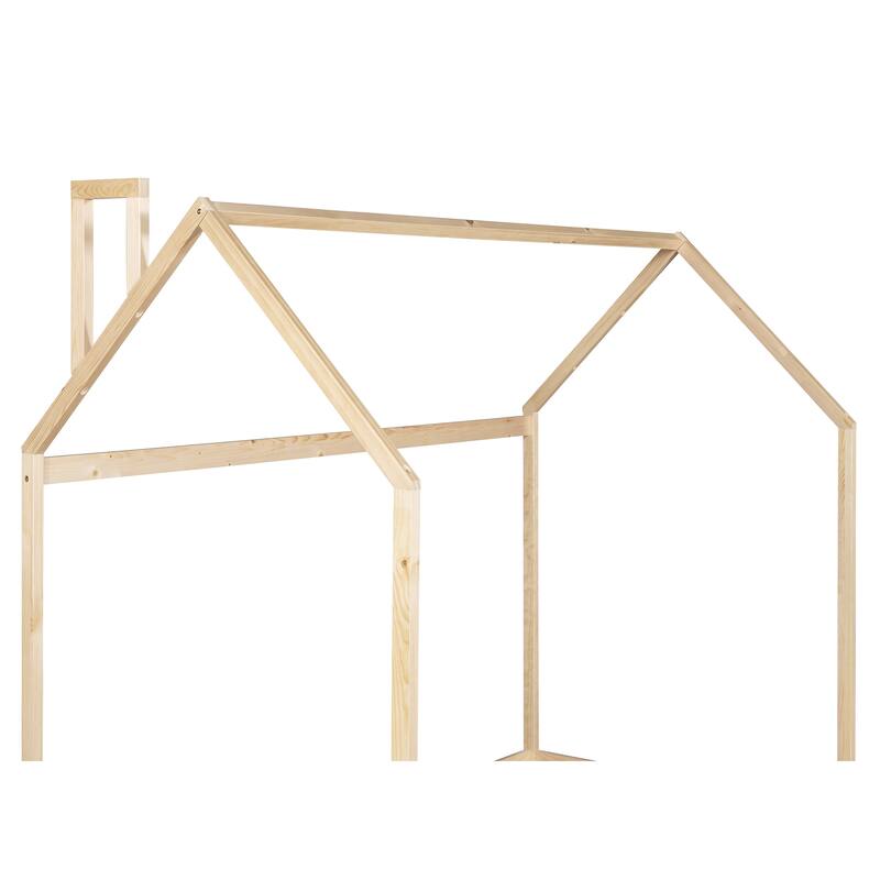 Twin Size House Bed Wood Bed