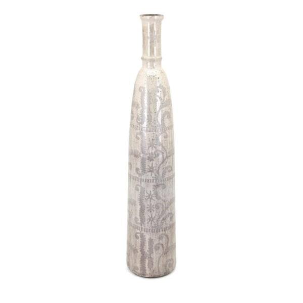 Shop 36 Black And Silver Finish Scroll Designed Frost Large Over