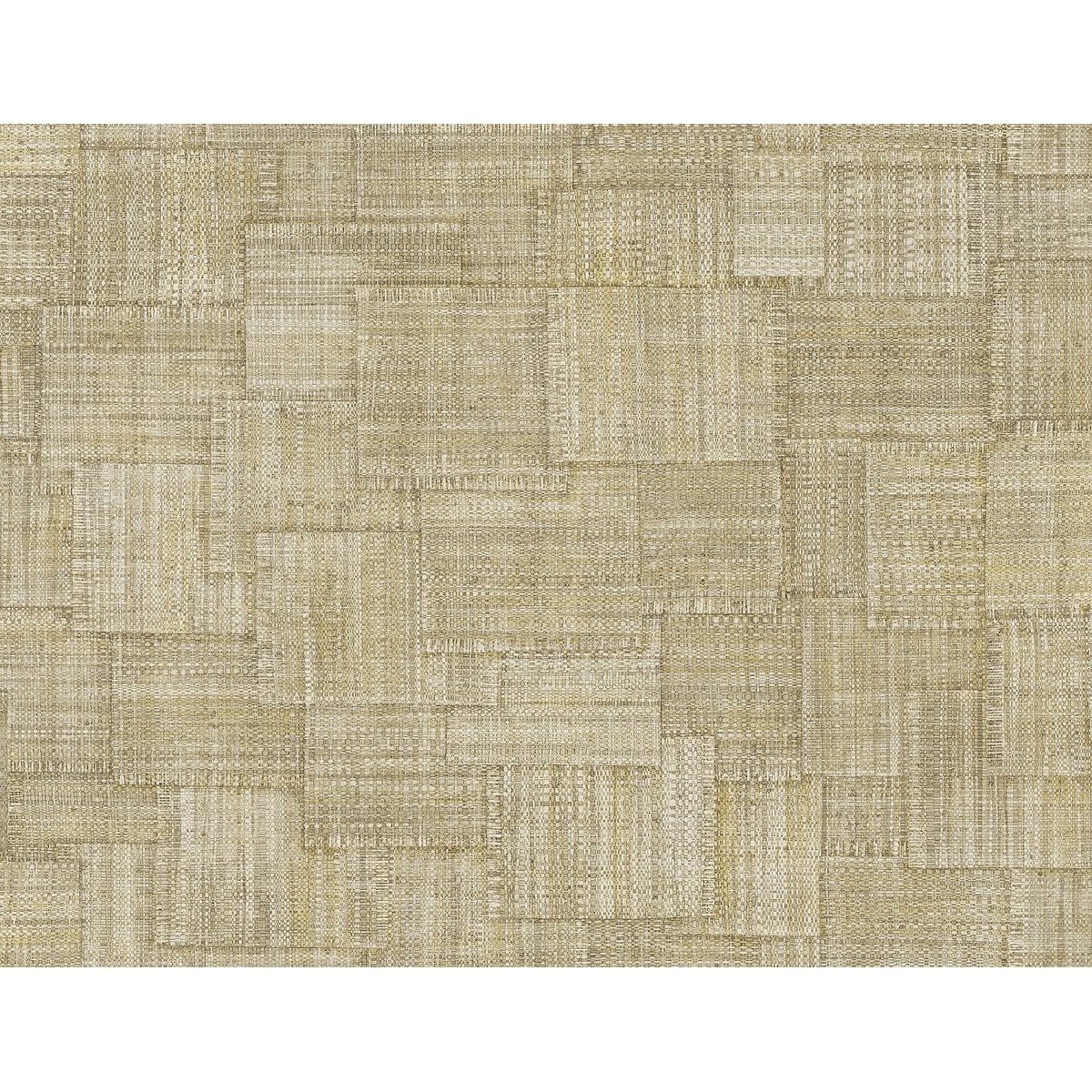 Seabrook Designs Woven Blocks Embossed Vinyl Unpasted Wallpaper