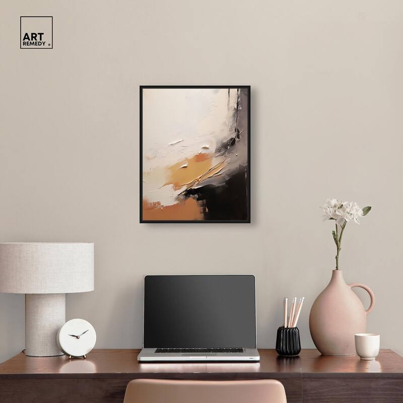 Baked Clay I Canvas by Art Remedy