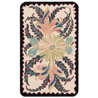 SAFAVIEH Handmade Jardin Lilja Floral Wool Rug
