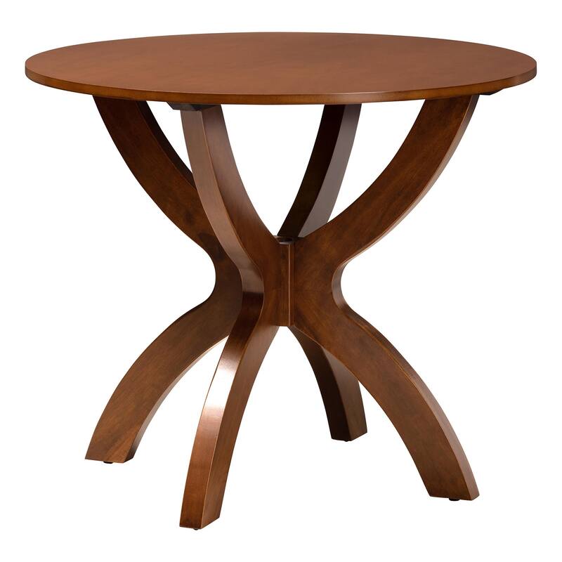 Kenna 5-Piece Dining Set - Mid-Century Modern Round Table and Chair Set for Dining Room, Kitchen, Apartment
