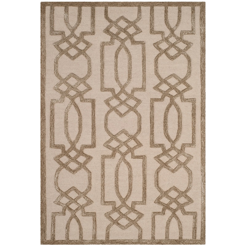 SAFAVIEH Handmade Bella Sakurako Modern Floral Wool Rug