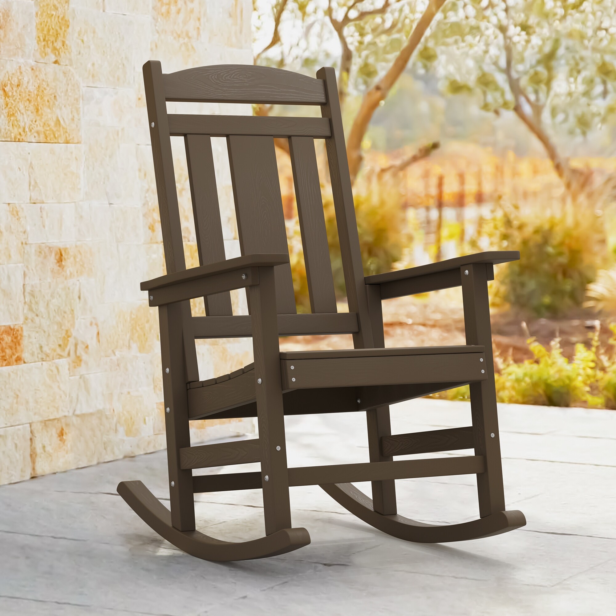 adams plastic rocking chair