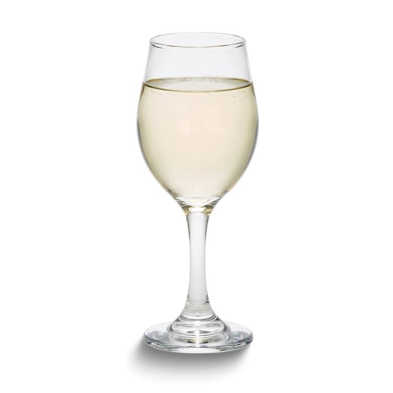 Curata Set of 12 Glass White Wine Goblets