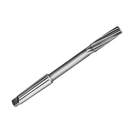 Drill America 1-1/8 Inch HSS Taper Shank Spiral Flute Reamer – Bright Finish, For Precision Hole Enlarging