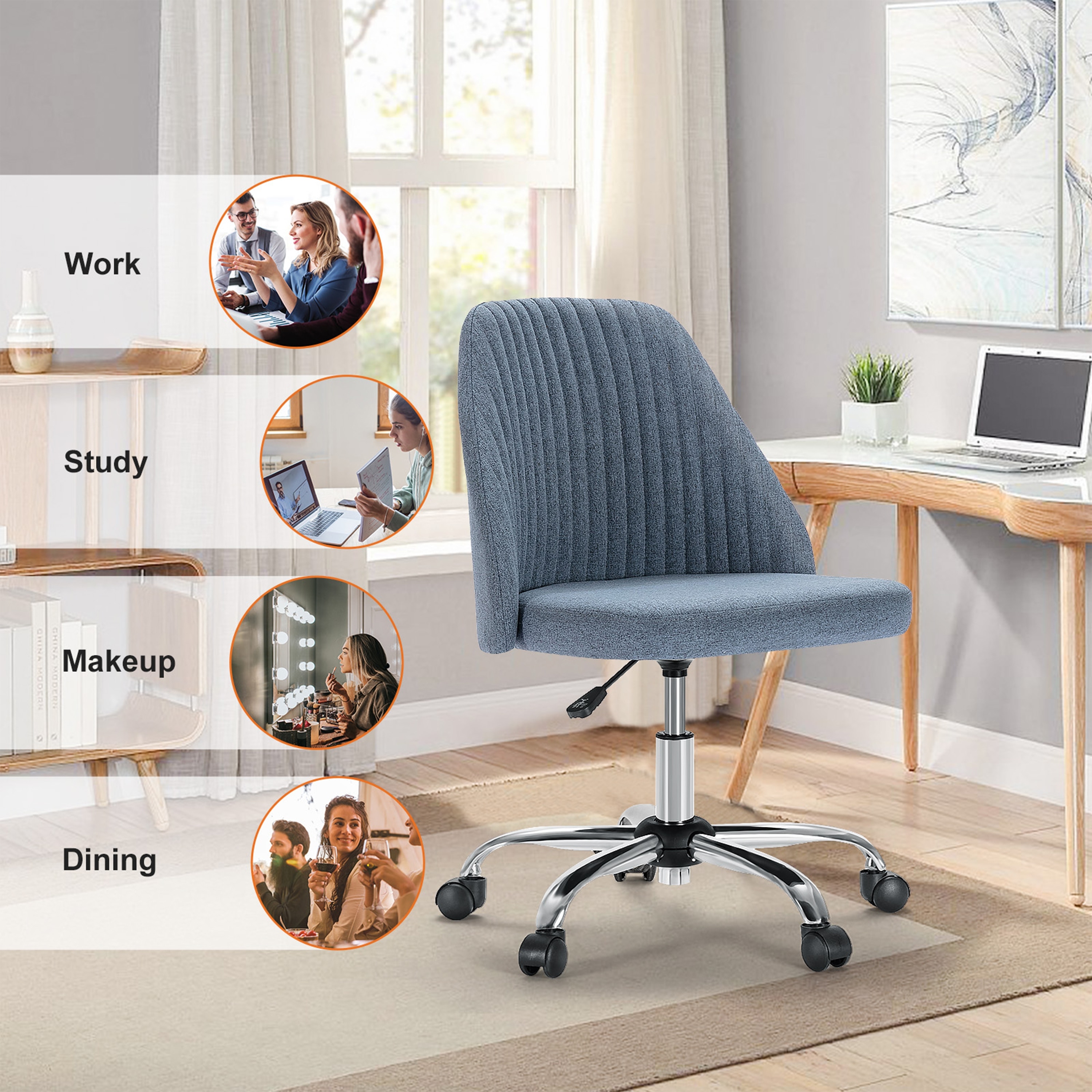 Small compact office chair sales