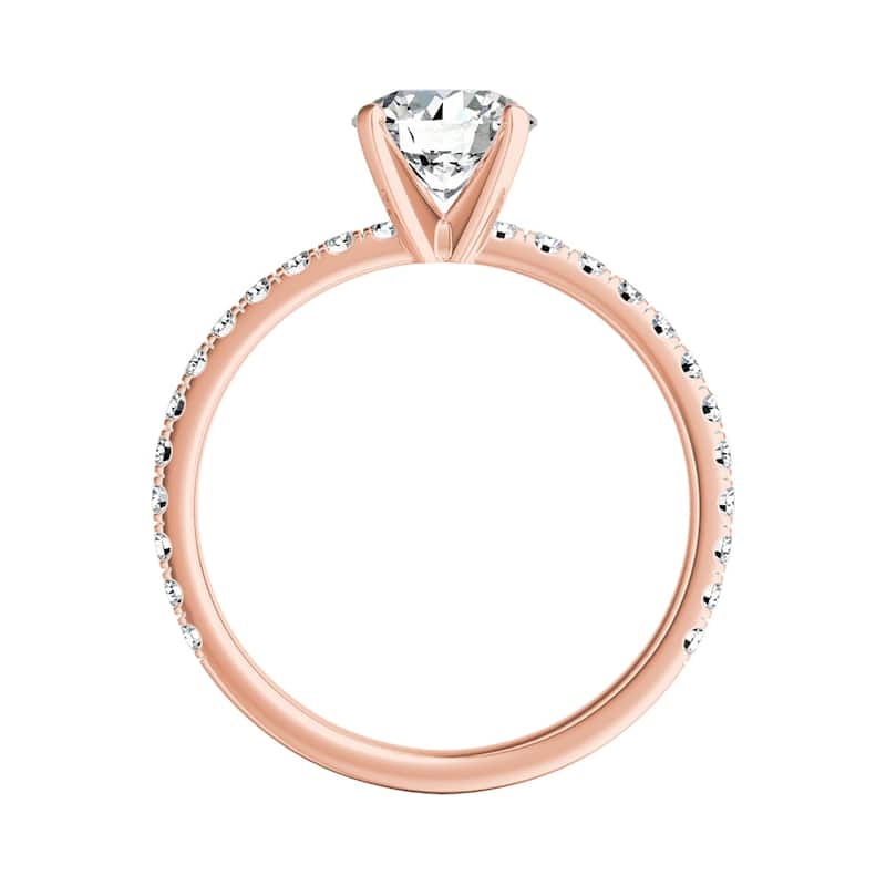 Auriya 14k Gold 2 carat TW Classic Round Diamond Engagement Ring Certified (H-I, I1-I2)
