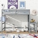 preview thumbnail 2 of 20, Twin High Loft Bed with Ladder Landing Platform, Ladders, Guardrails