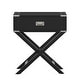preview thumbnail 18 of 48, Kenton X Base Wood Accent Campaign Table by iNSPIRE Q Bold