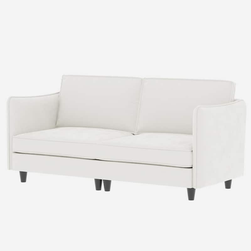 Christopher Knight Home - Hadley 74.27" Loveseat Sofa with Mid-Century Modern Design