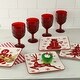 preview thumbnail 5 of 3, Euro Ceramica Winterfest 4 Piece 8" Dessert / Salad Plates Set