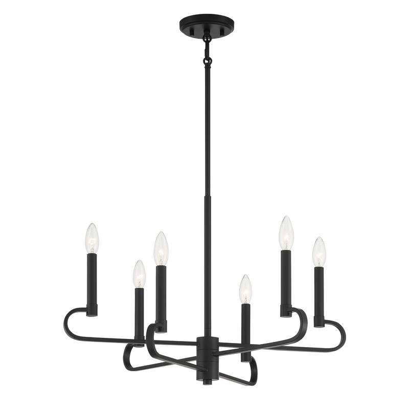 Summit 6 Light Chandelier - 25.5