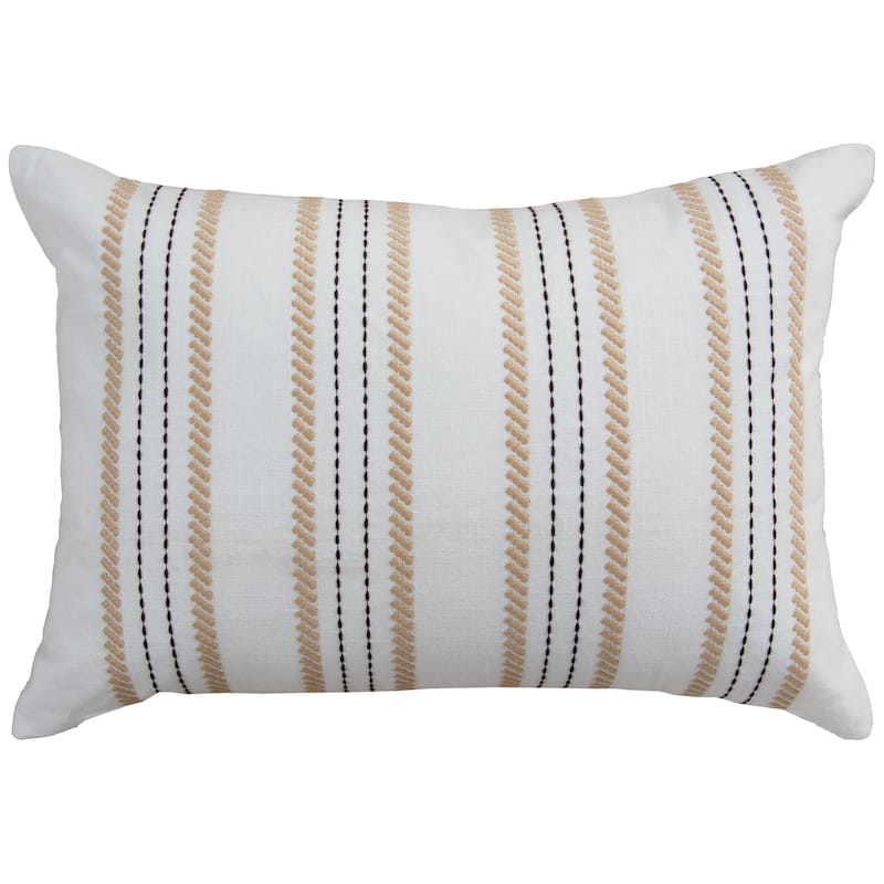 Donny Osmond Stripe Cottage Throw Pillow, 14''x20''