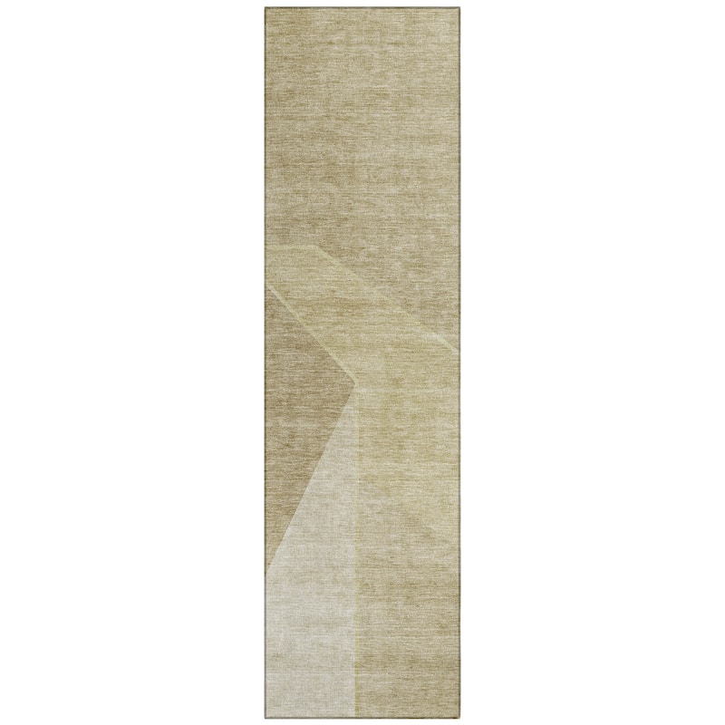 Machine Washable Indoor/ Outdoor Chantille Geo Modern Rug