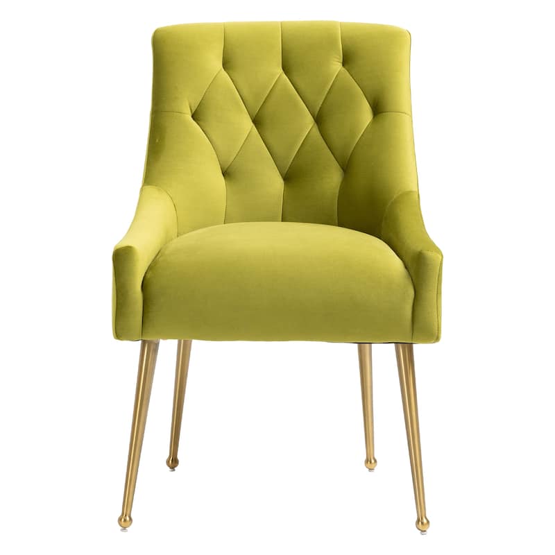 GZMR Tufted Velvet Upholstered Dinning Chairs (Set of 2)