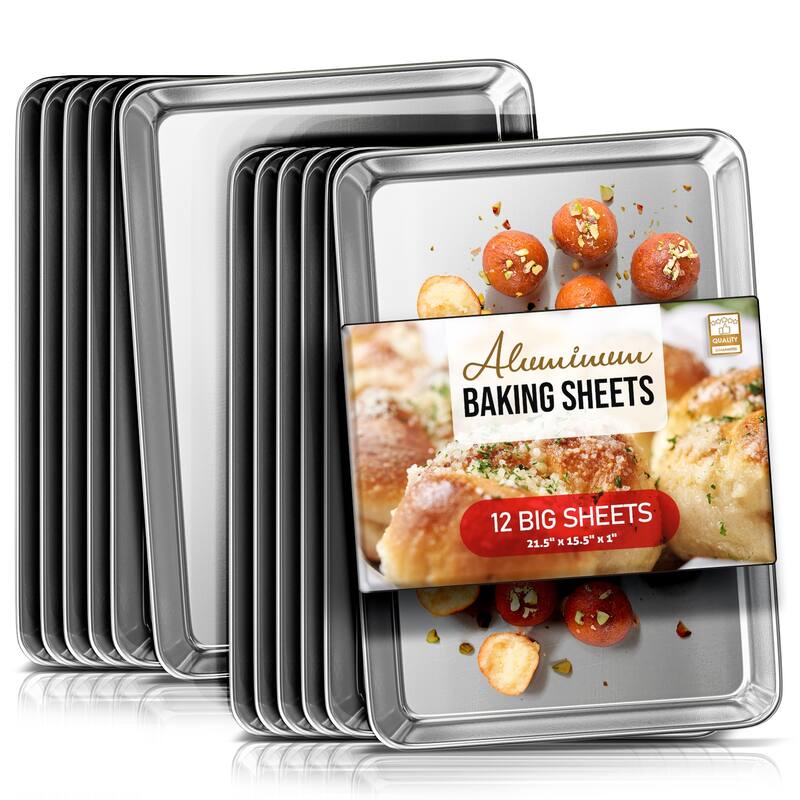 JoyTable Aluminum Baking Sheet/Cookie Sheet Set