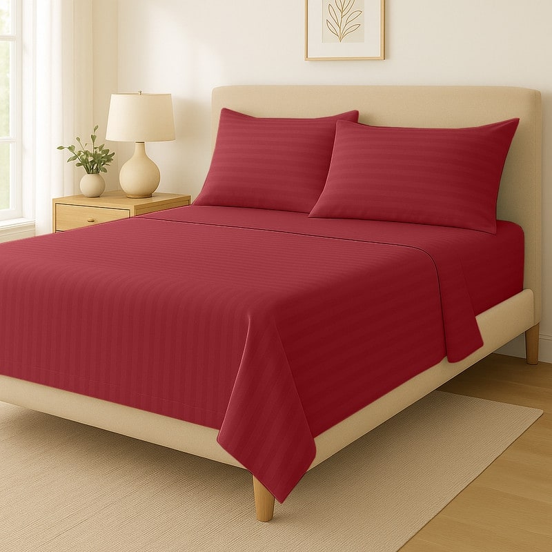 Premium Breathable Cotton Deep Pocket Sheet Set Hotel-Quality Comfort