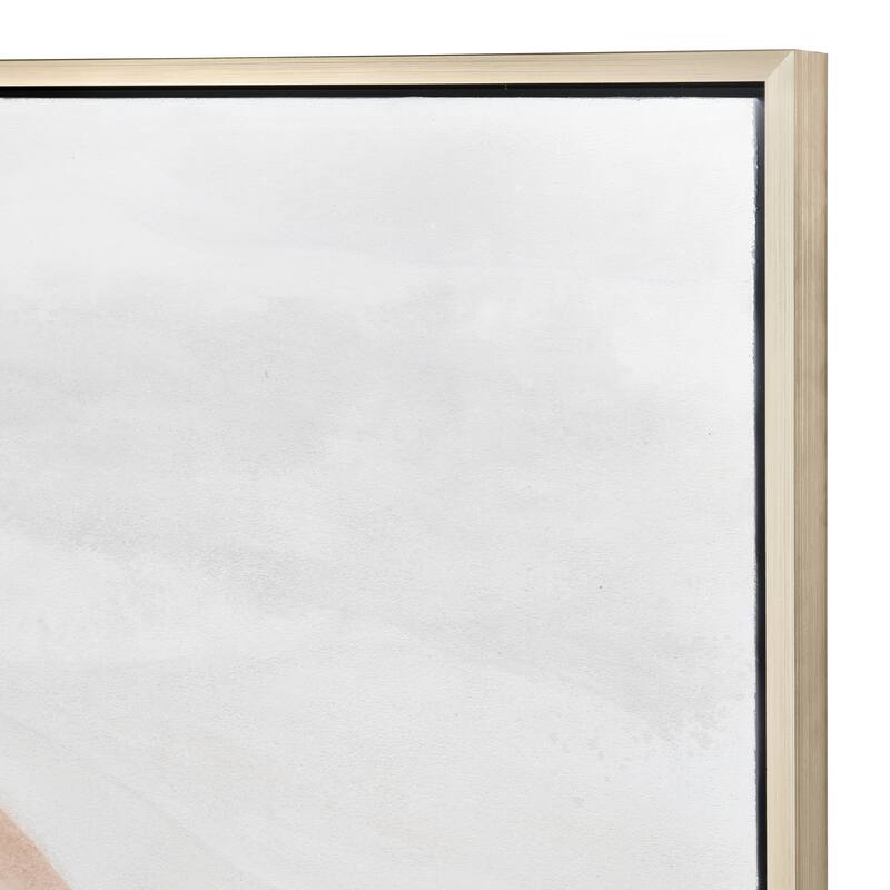 Elk Home Optimist Ochre Fabric 35.5 Inch Wide Wall Art