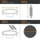 preview thumbnail 2 of 5, ExacMe Trampoline Mat Replacement, Jumping Mat for Round Trampoline, 6180-JM