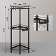 preview thumbnail 11 of 14, Corner Shower Caddy - 9.6"D x 9.6"W x 30.9"H
