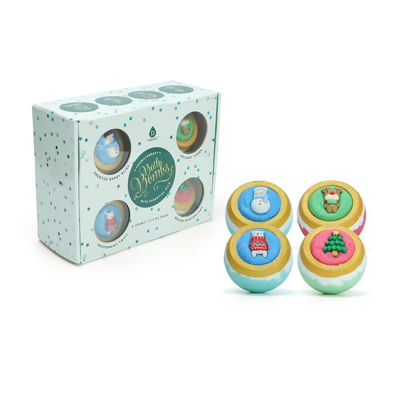 Pursonic Happy Holidays Aromatherapy Bath Bombs