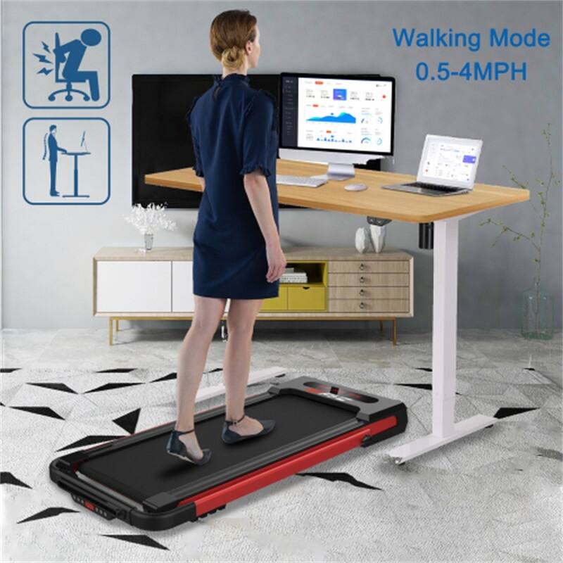 2.5 HP Folding Electric Treadmill With Remote Control&LED Display